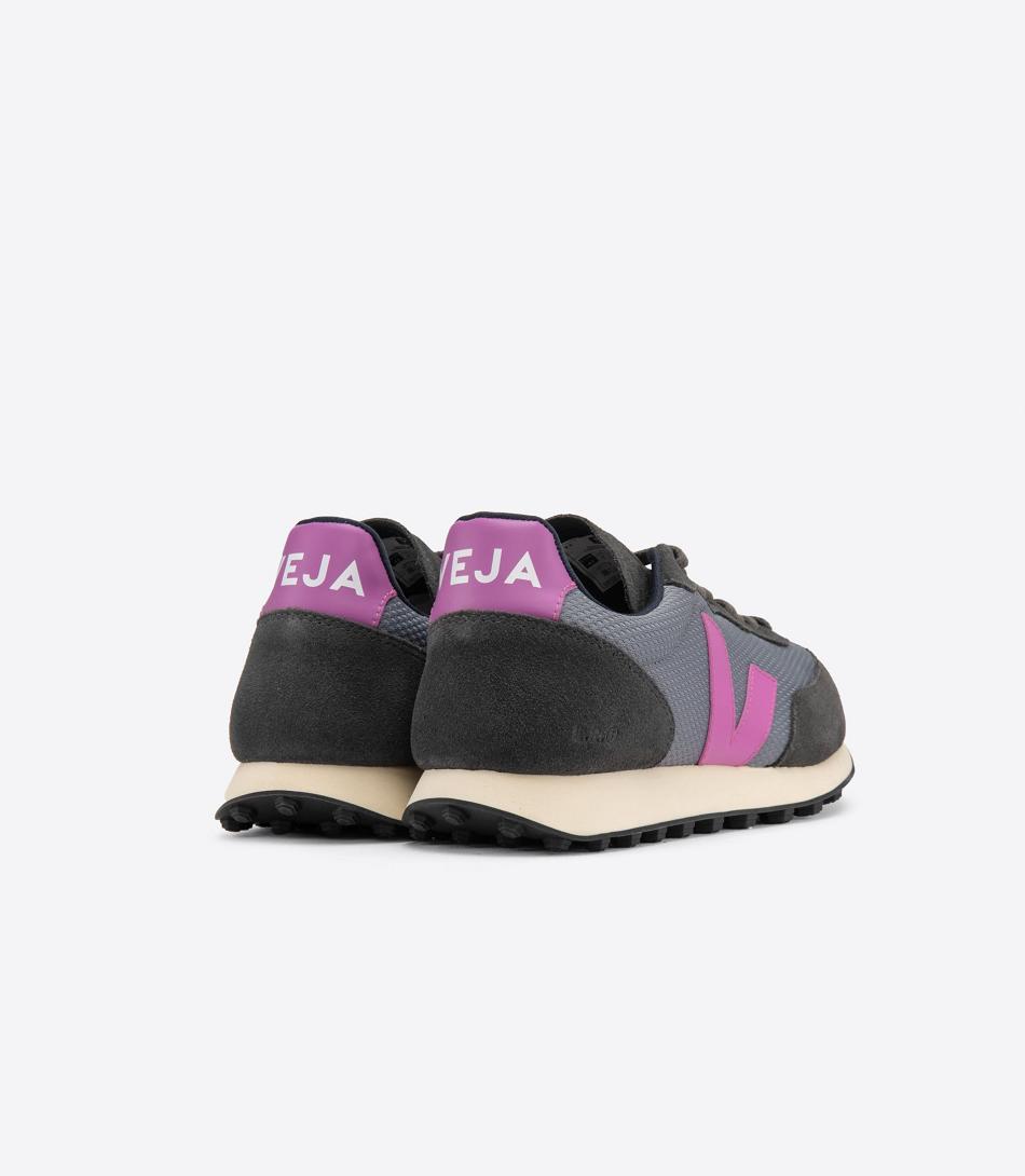 Adults Veja Rio Branco Alveomesh Concrete Ultraviolet Outlet Negras | CLEAH12935