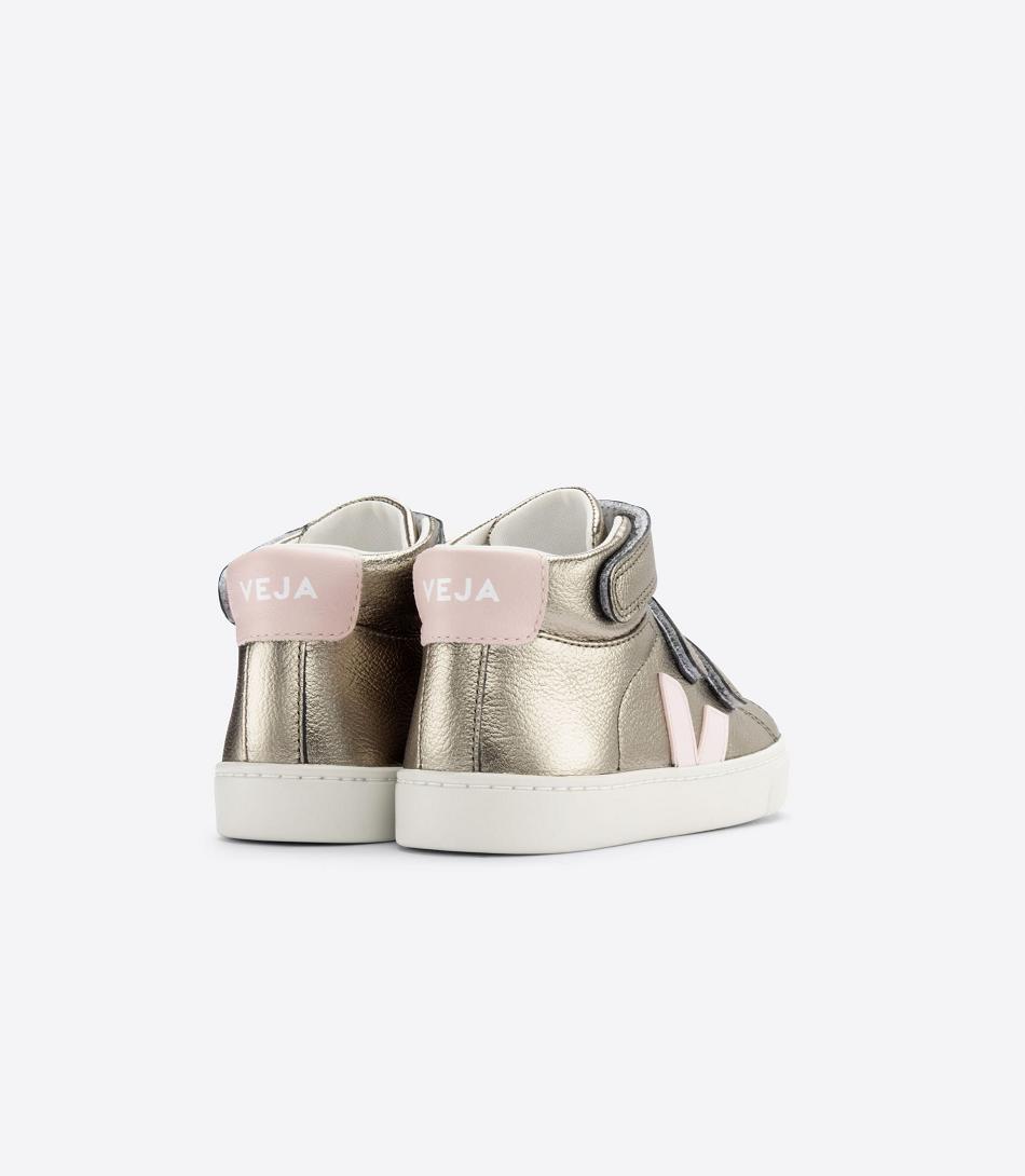 Esplar Veja Mid Chromefree Cuero Bronze Petale Niños Marrones | CLDFL44956