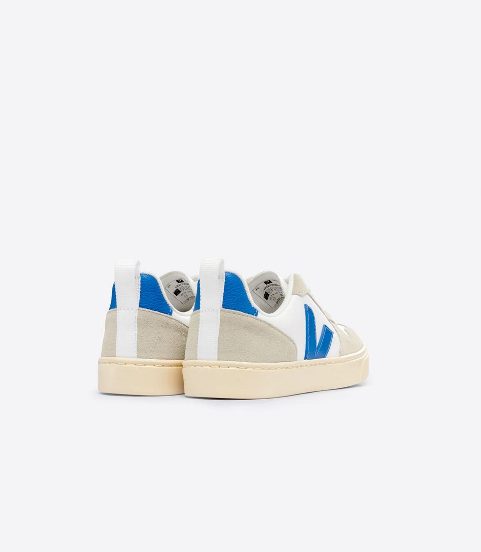 V-10 Veja Chromefree Cuero Paros Almond Niños Blancas | LCLTR33755