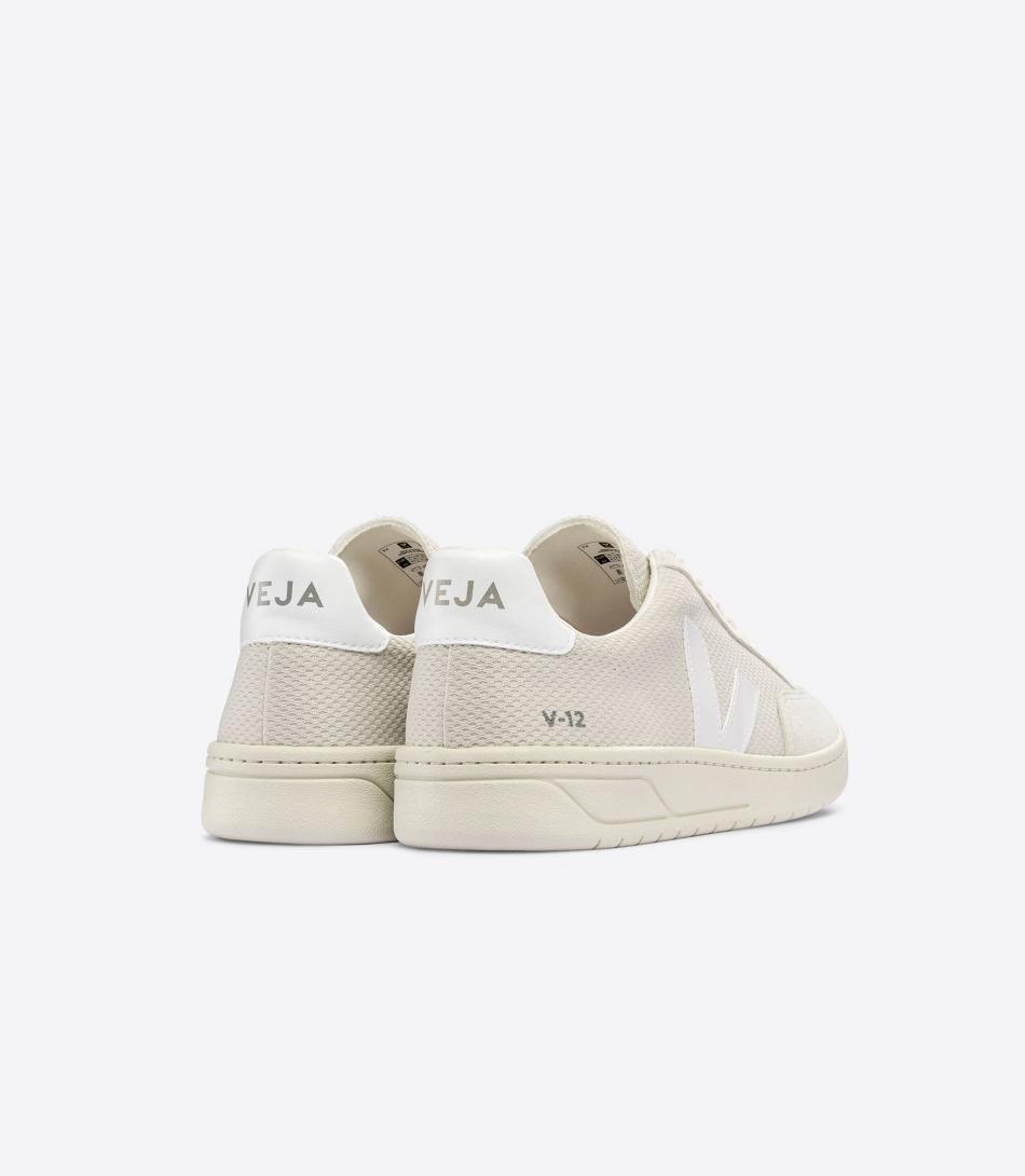 V-12 Veja Alveomesh Natural Hombre Beige Blancas | CLZDE14210