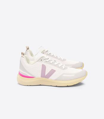 Adults Veja Impala Engineered-mesh Glaze Parme Vegan Blancas | GCLEC37369