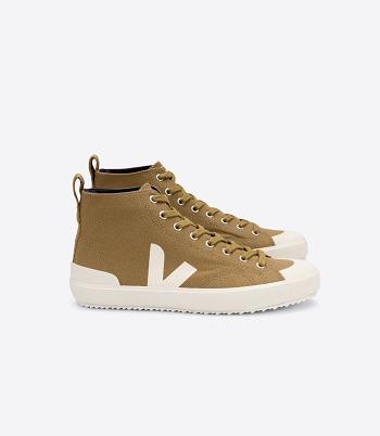 Adults Veja Nova High Top Lona Tent Pierre Outlet Marrones | PCLQX20916