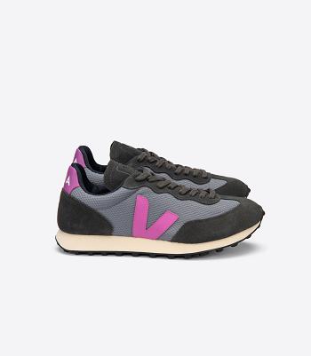 Adults Veja Rio Branco Alveomesh Concrete Ultraviolet Outlet Negras | CLEAH12935