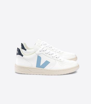 Adults Veja V-10 Cwl Steel Nautico Vegan Blancas Gris | YCLVQ38705