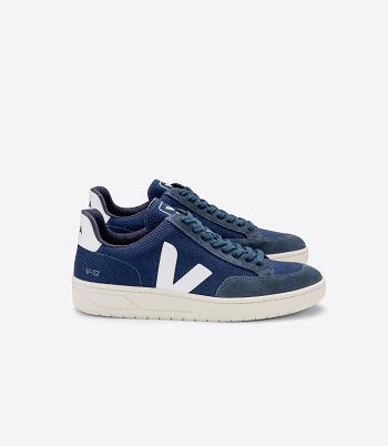 Adults Veja V-12 B-mesh Nautico Outlet Blancas | SCLNY20340