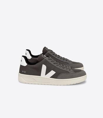 Adults Veja V-12 Vegan B-mesh Grafite Vegan Blancas | CLDYB37786