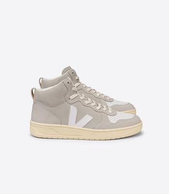 Adults Veja V-15 Nubuck Natural Outlet Beige Blancas | LCLSX74339