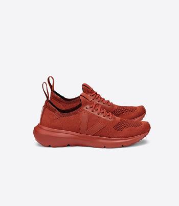 Adults Veja V-knit Rick Owens Full Rust Outlet Rojas | CLICD46530