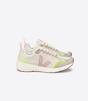 Condor 2 Veja Alveomesh Natural Babe Jaune Fluo Mujer Beige | XCLGW93414