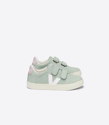 Esplar Veja Nubuck Matcha Niños Blancas | ECLHC23872