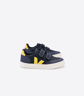 Kids Veja V-12 Lona Nautico Outlet Doradas Amarillo | ZCLMJ55999