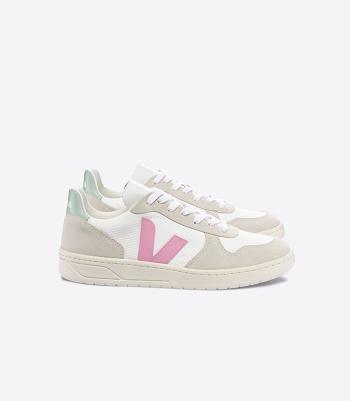 V-10 Veja B-mesh Guimauve Matcha Mujer Blancas | ZCLNQ28688