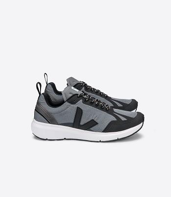 Zapatillas Running Carretera Veja Condor 2 Alveomesh Concrete Sneakers Negras | CLZDE85566